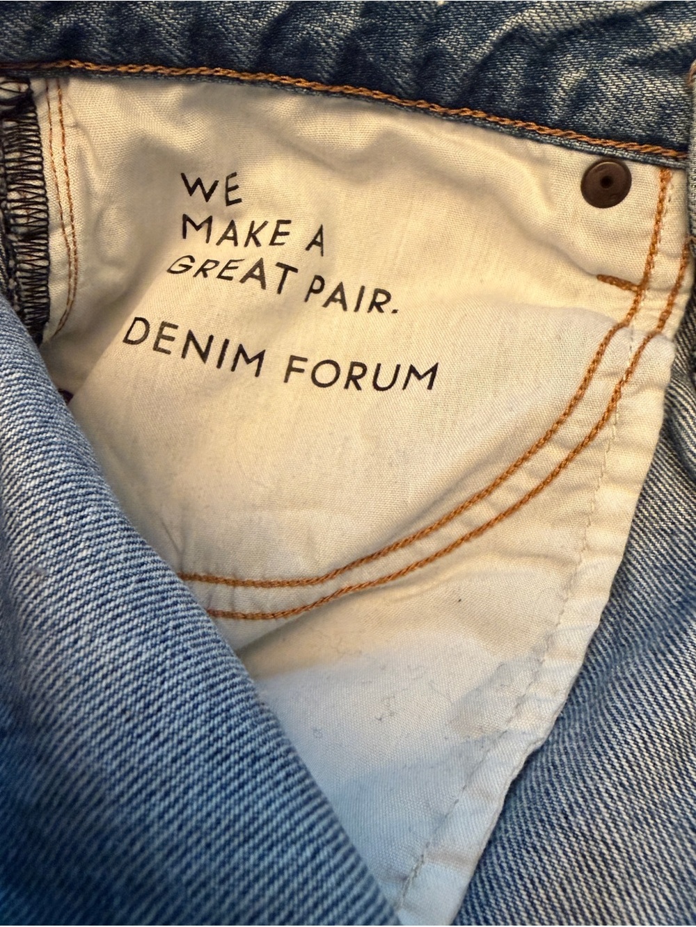 Denim Forum High-Rise Straight Jeans in Light Blue - Picture 10 of 13